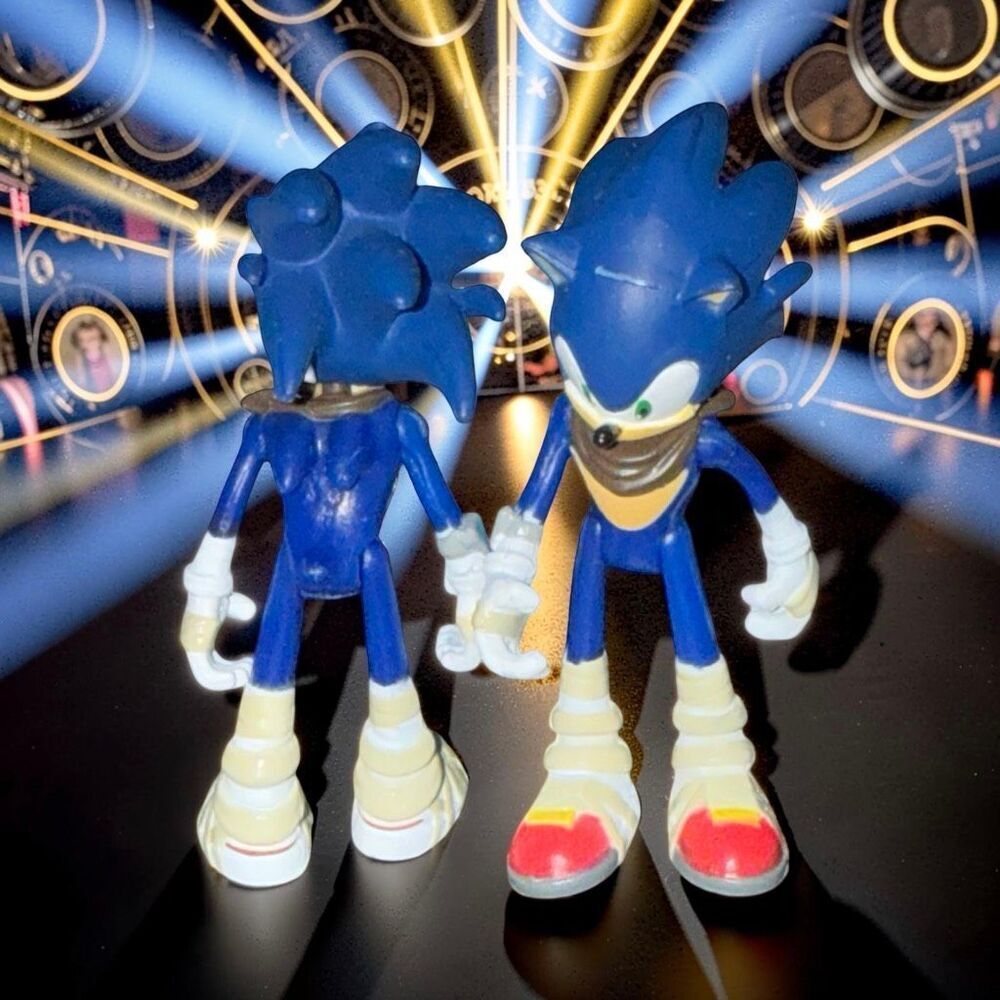Sonic The Hedgehog with Movable Joint Toys Sega 4” Figures